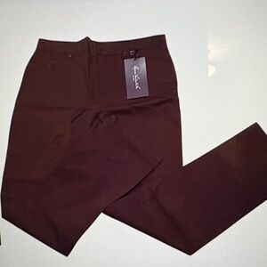 Gloria Vanderbilt Women's Amanda Slimming High Rise Straight Leg pants glitter